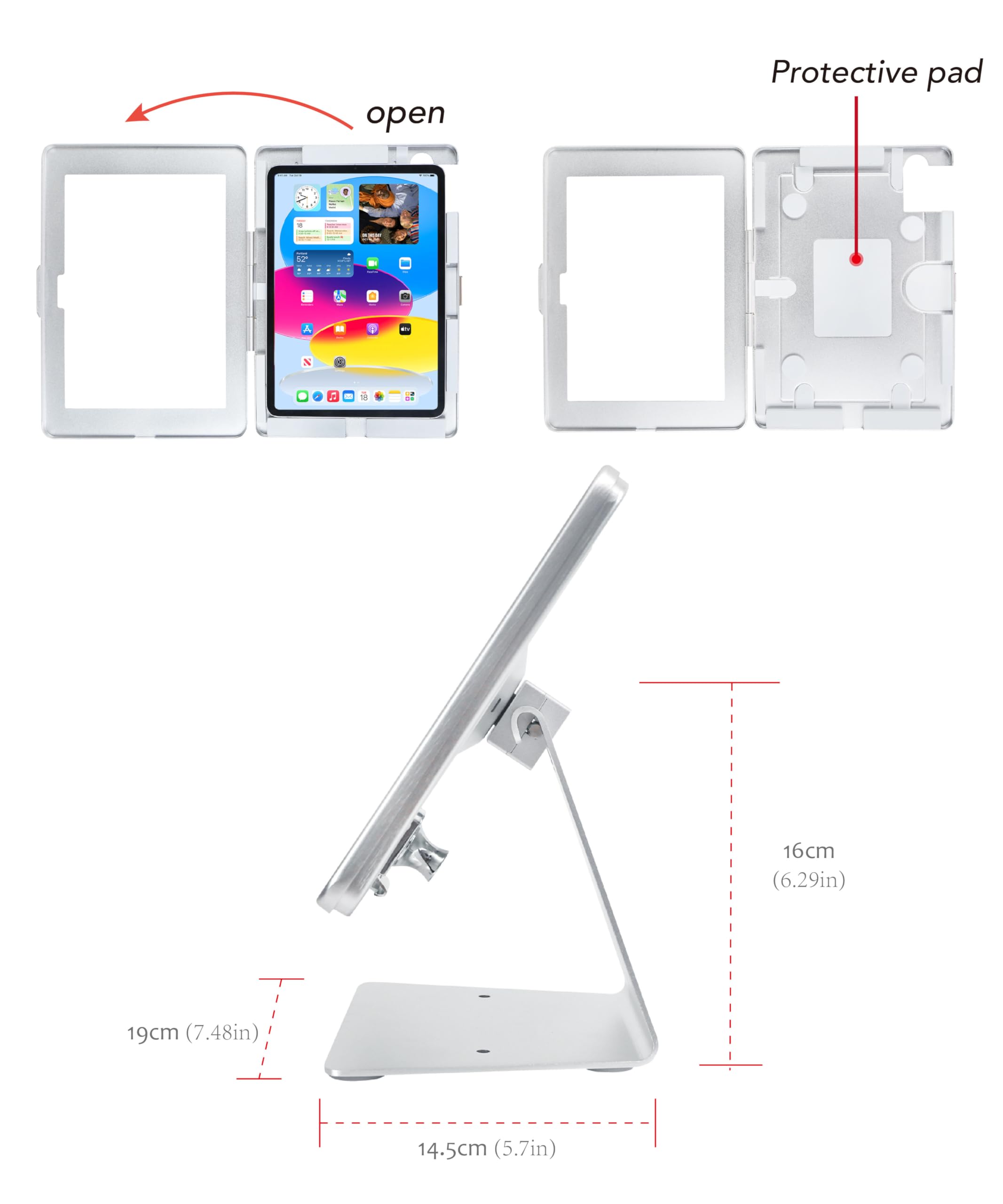 Amazon.com: DDSHOW Desktop Anti-Theft Security Kiosk Stand Holder